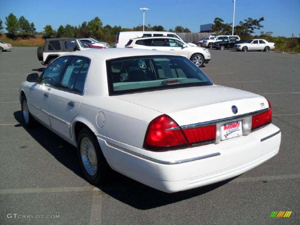 1999 Grand Marquis LS - Vibrant White / Light Graphite photo #2