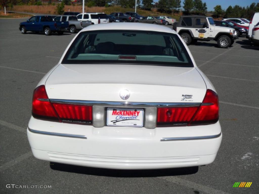 1999 Grand Marquis LS - Vibrant White / Light Graphite photo #3