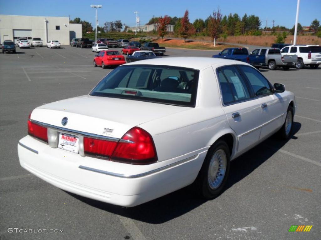 1999 Grand Marquis LS - Vibrant White / Light Graphite photo #4
