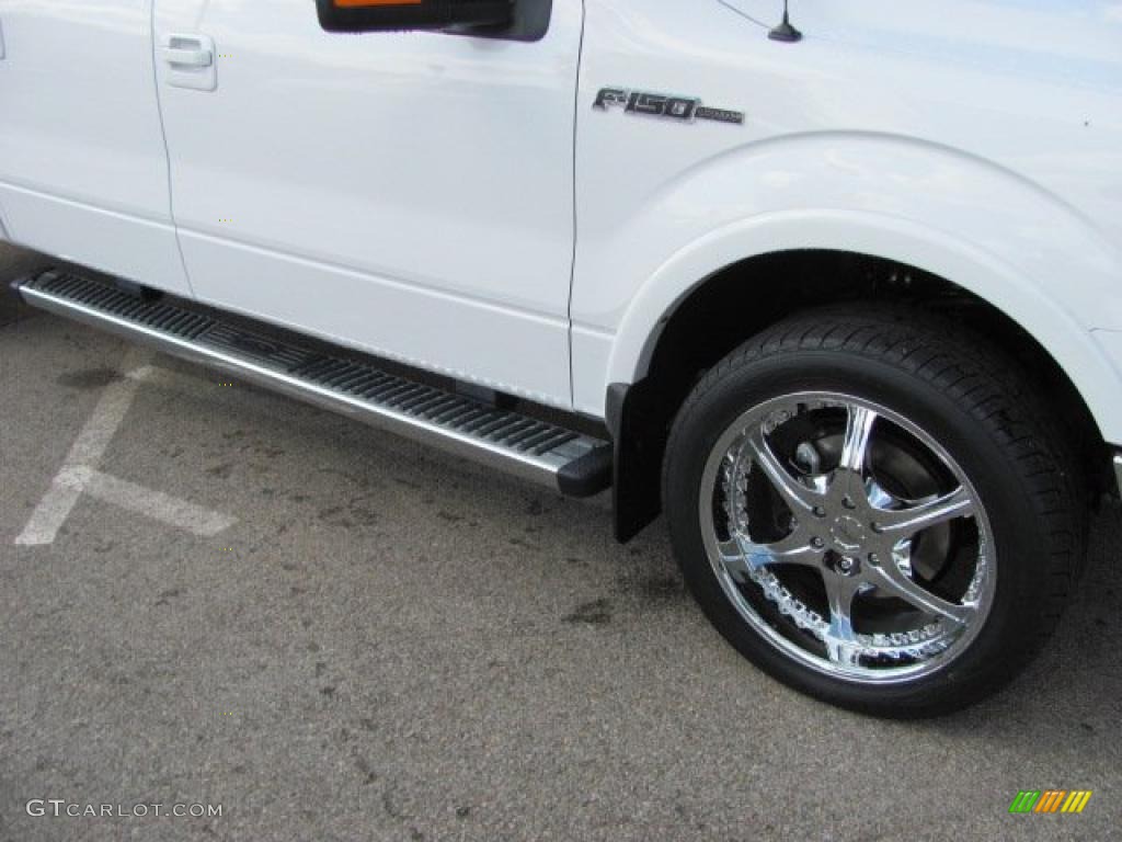 2010 Ford F150 Lariat SuperCrew 4x4 Custom Wheels Photo #38638858