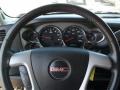 Ebony 2008 GMC Sierra 1500 SLE Extended Cab Steering Wheel