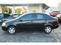 2005 Black Chevrolet Aveo LS Sedan  photo #3