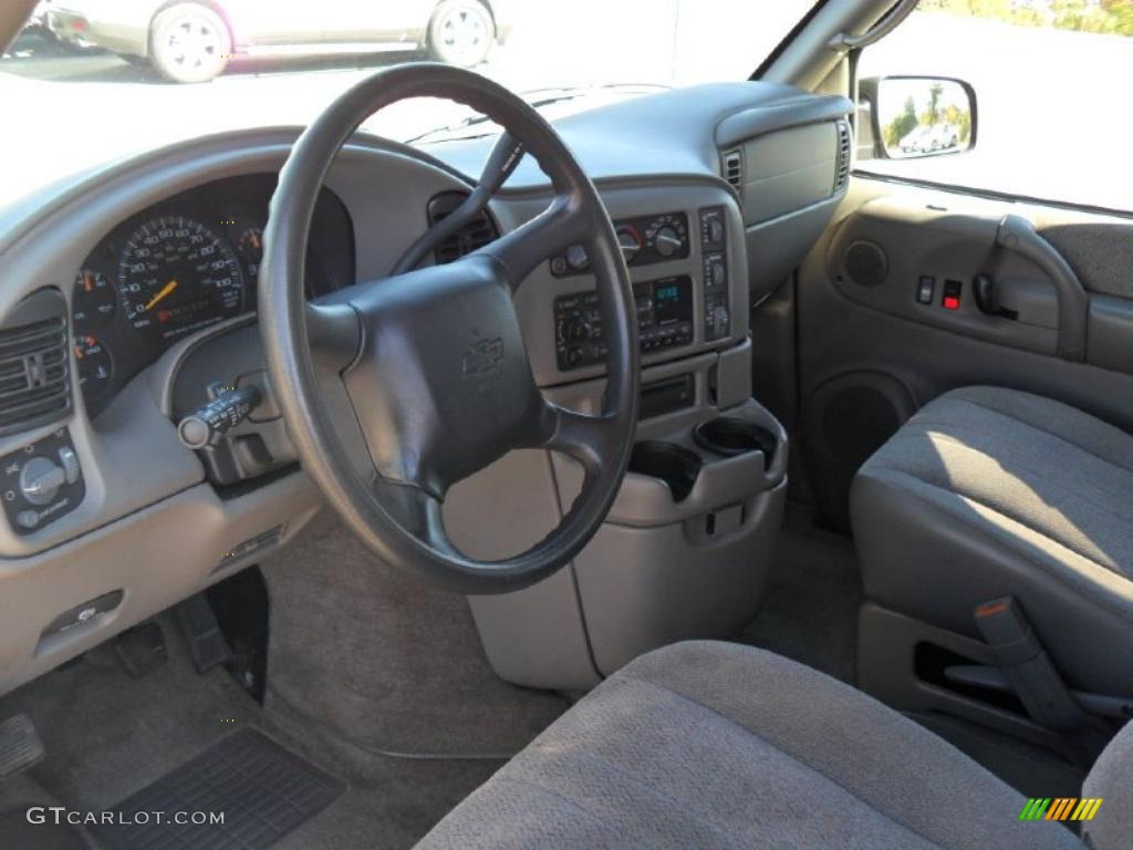 Pewter Interior 2001 Chevrolet Astro Passenger Van Photo #38641746