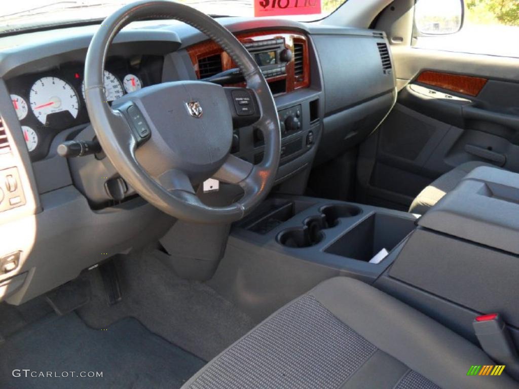 Medium Slate Gray Interior 2006 Dodge Ram 1500 SLT Mega Cab 4x4 Photo #38642174