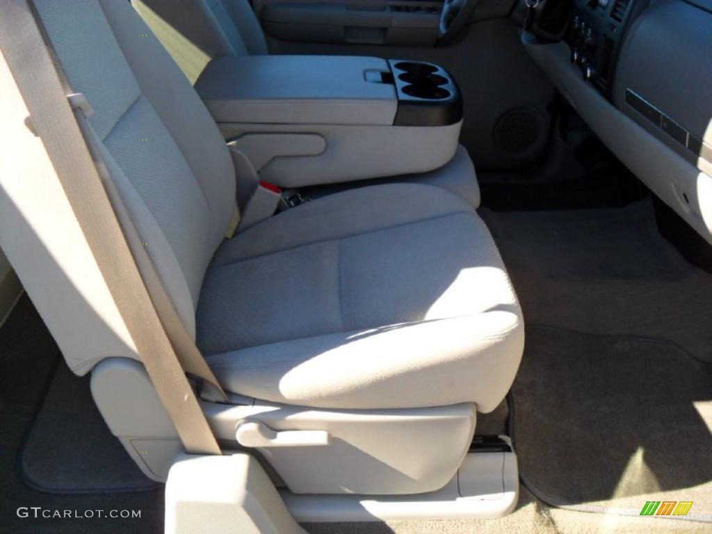 Light Titanium Interior 2008 GMC Sierra 1500 SLE Extended Cab Photo #38642510