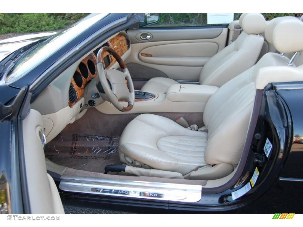 Cashmere Interior 2003 Jaguar XK XK8 Convertible Photo #38643290