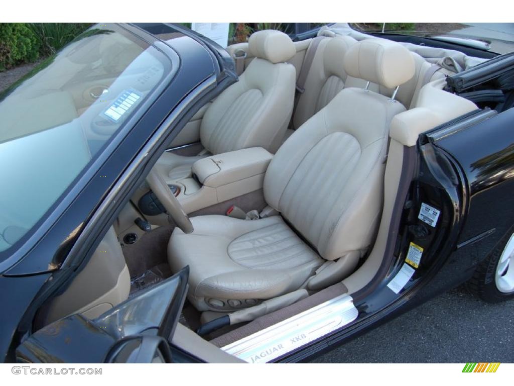 Cashmere Interior 2003 Jaguar XK XK8 Convertible Photo #38643302