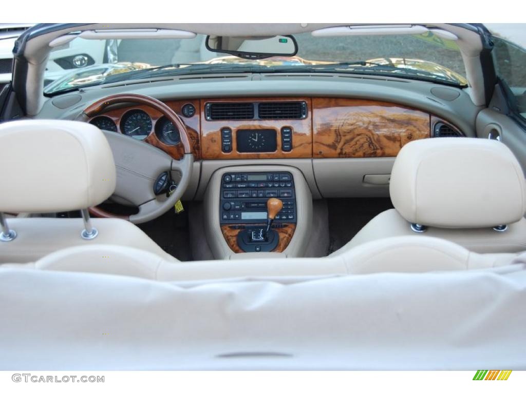 2003 Jaguar XK XK8 Convertible Cashmere Dashboard Photo #38643346