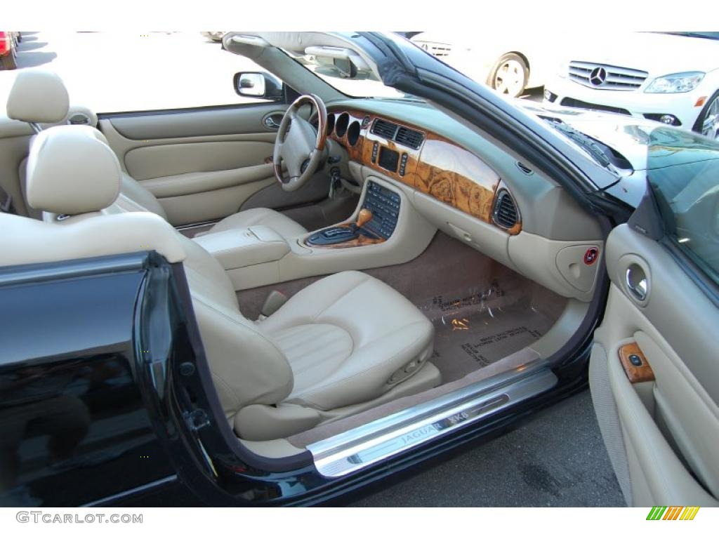 Cashmere Interior 2003 Jaguar XK XK8 Convertible Photo #38643430