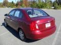 2007 Wine Red Hyundai Accent GLS Sedan  photo #2