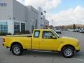 Screaming Yellow 2007 Ford Ranger Sport SuperCab 4x4 Exterior