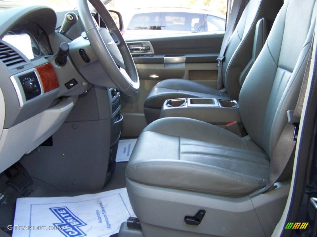 2008 Town & Country Touring Signature Series - Modern Blue Pearlcoat / Medium Slate Gray/Light Shale photo #17