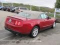 2010 Red Candy Metallic Ford Mustang V6 Convertible  photo #9