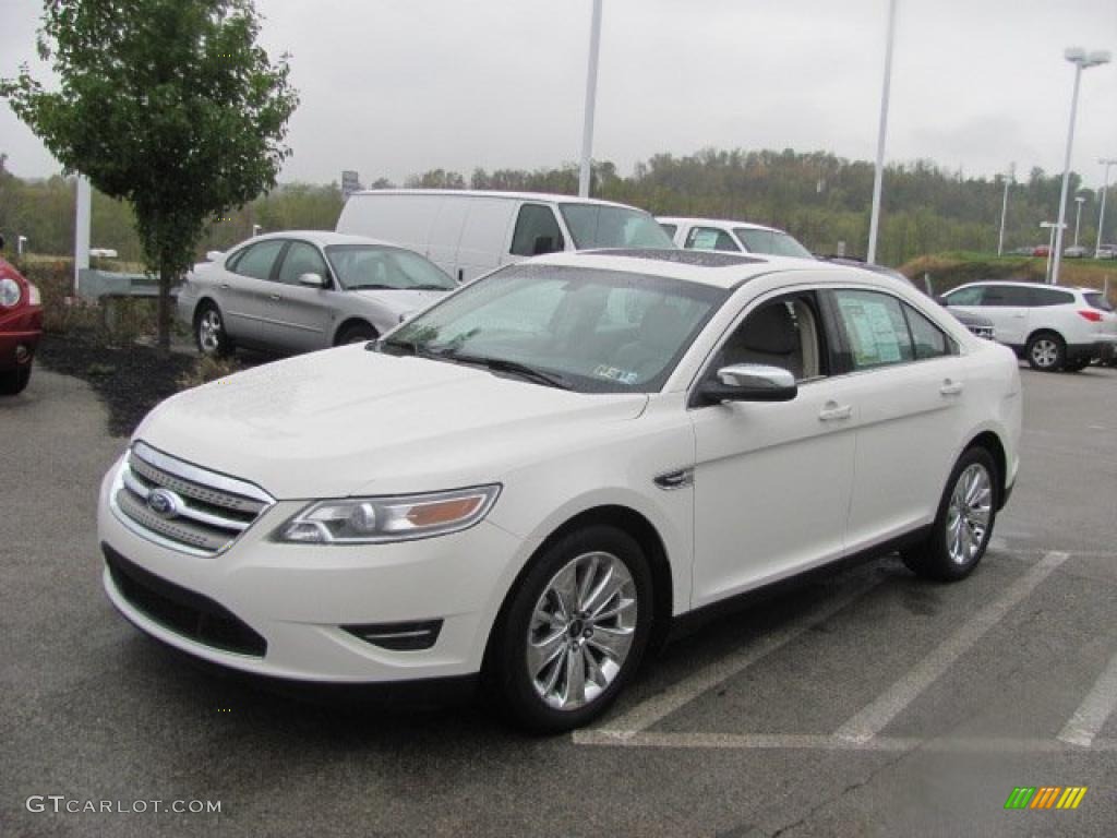 White Suede Metallic 2010 Ford Taurus Limited Exterior Photo #38645782