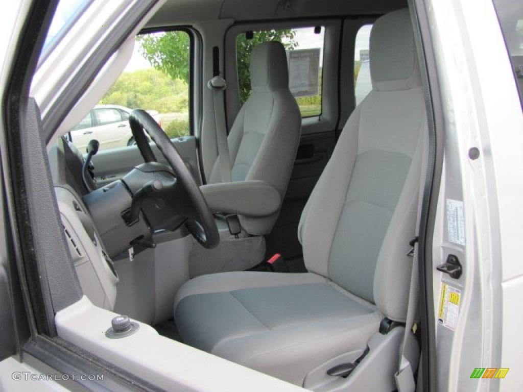 Medium Flint Interior 2010 Ford E Series Van E350 XLT Passenger Photo #38646382