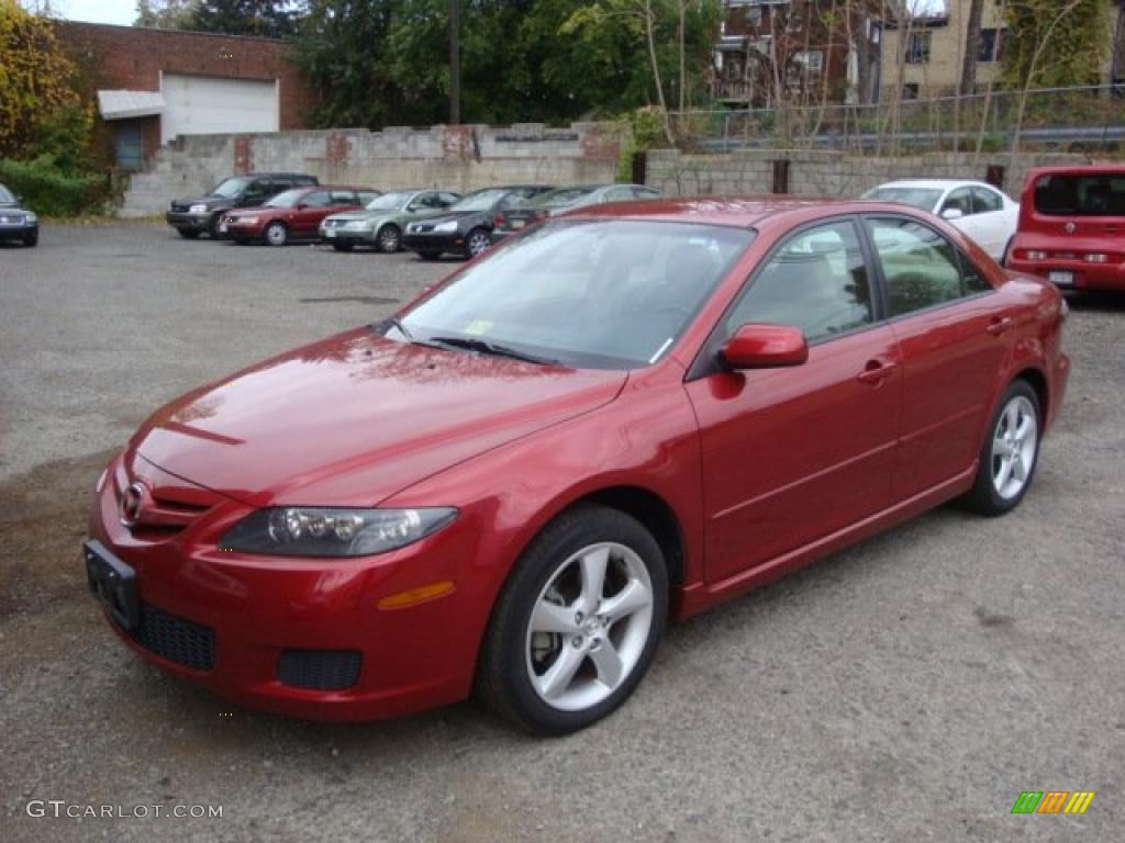 Redfire Metallic 2007 Mazda MAZDA6 i Sport Sedan Exterior Photo #38646706