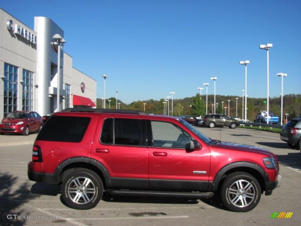 Redfire Metallic 2007 Ford Explorer XLT Ironman Edition 4x4 Exterior Photo #38646958