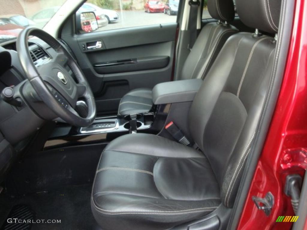 Charcoal Black Interior 2008 Mazda Tribute s Grand Touring 4WD Photo #38647150