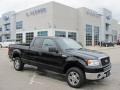 2007 Black Ford F150 XLT SuperCab 4x4  photo #1