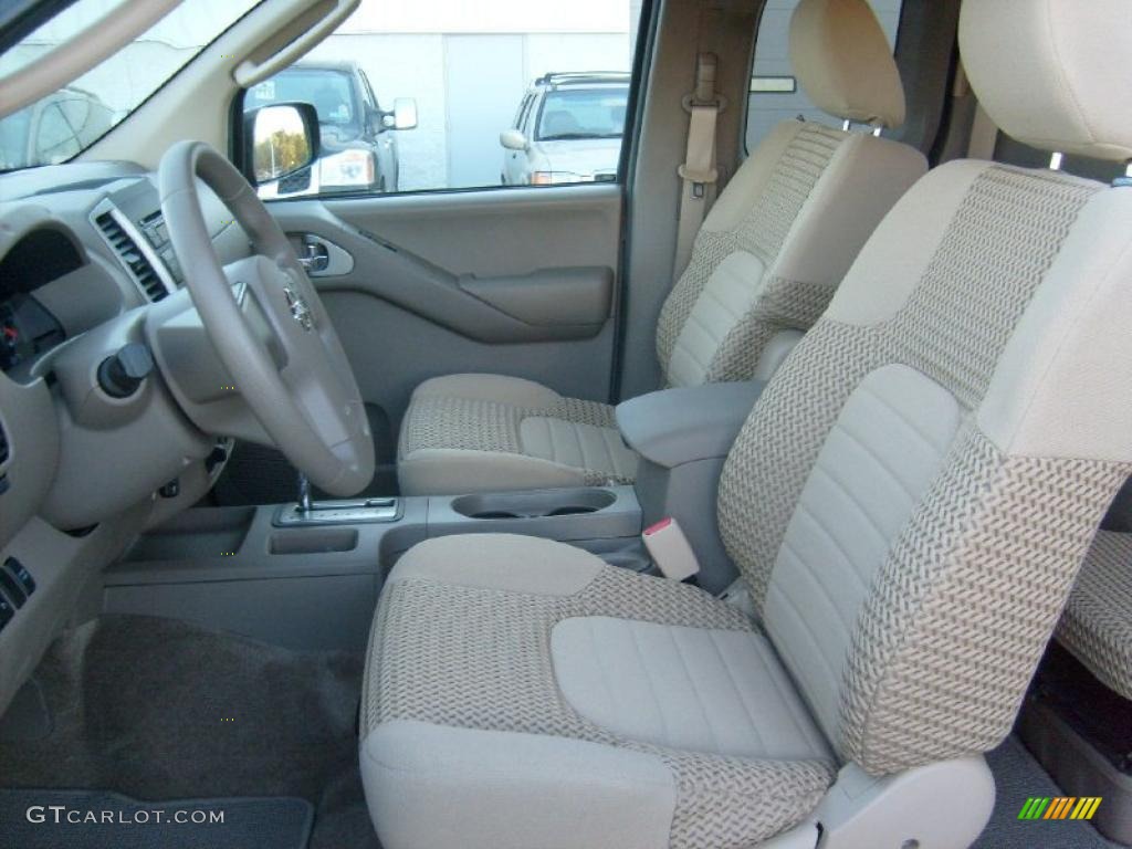 Beige Interior 2010 Nissan Frontier SE V6 King Cab 4x4 Photo #38647469