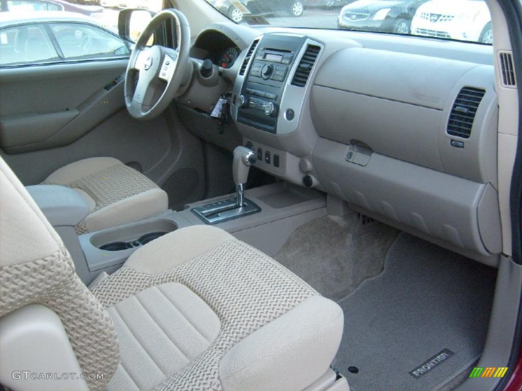 Beige Interior 2010 Nissan Frontier SE V6 King Cab 4x4 Photo #38647522