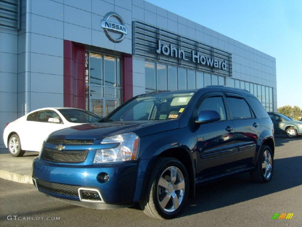 2008 Equinox Sport AWD - Navy Blue Metallic / Ebony photo #1