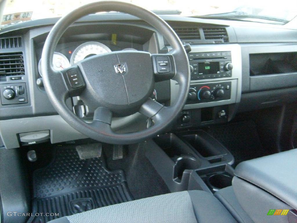 2008 Dodge Dakota TRX Extended Cab 4x4 Dark Slate Gray/Medium Slate Gray Dashboard Photo #38649006