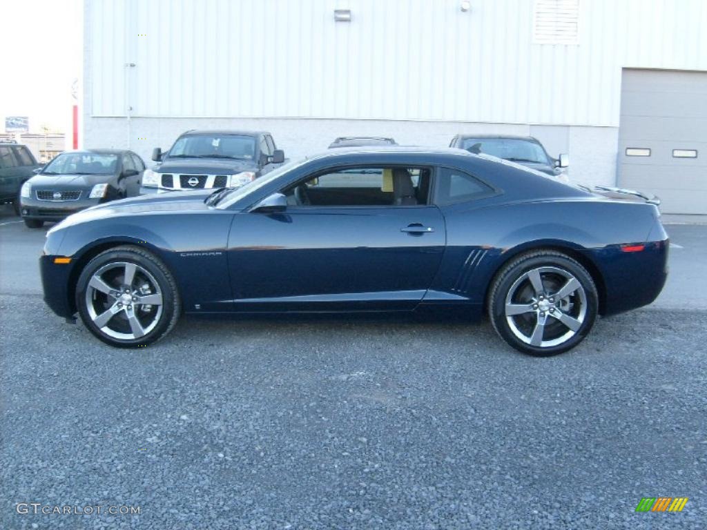 2010 Camaro LT/RS Coupe - Imperial Blue Metallic / Black photo #2