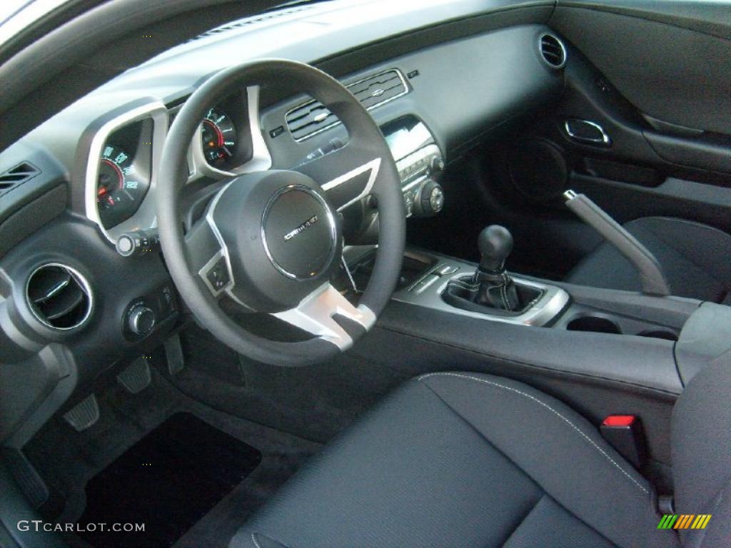 Black Interior 2010 Chevrolet Camaro LT/RS Coupe Photo #38649158