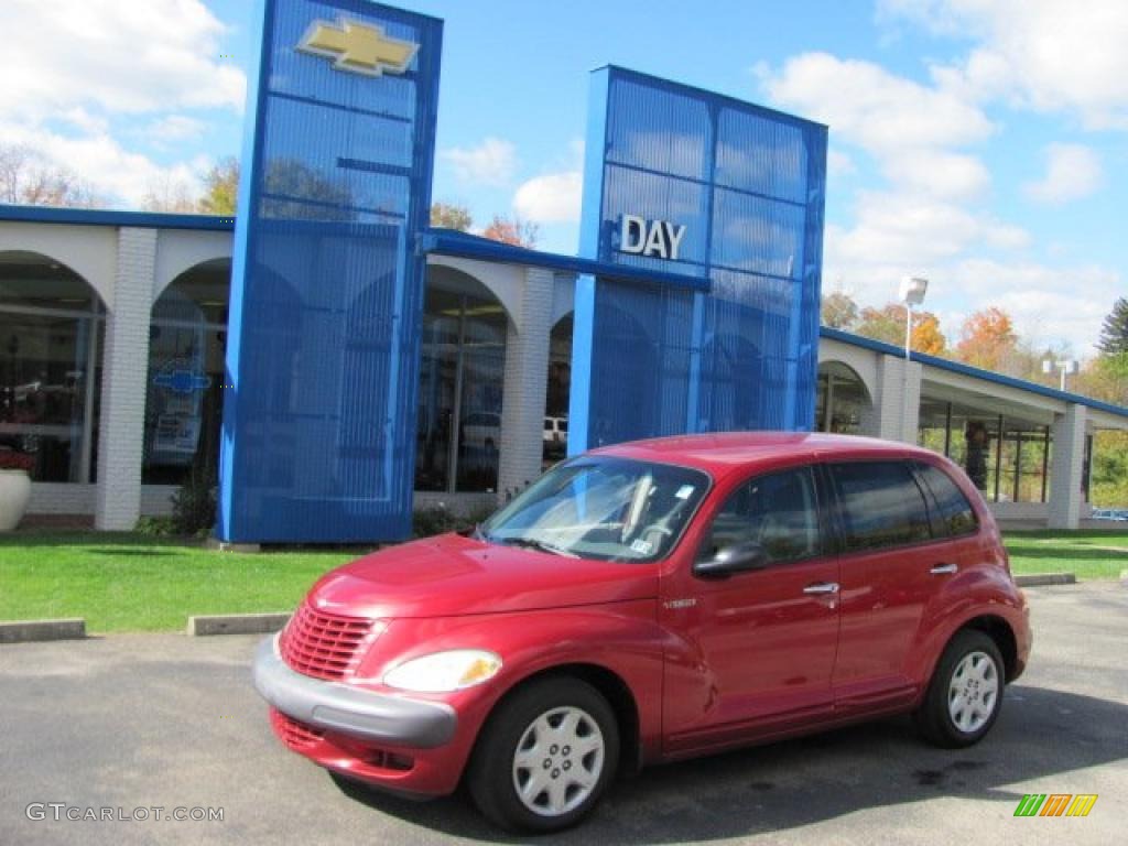 2001 PT Cruiser  - Inferno Red Pearl / Taupe/Pearl Beige photo #1