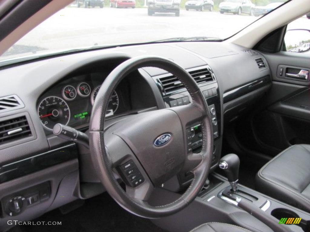 Charcoal Black Interior 2008 Ford Fusion SEL V6 Photo #38649378