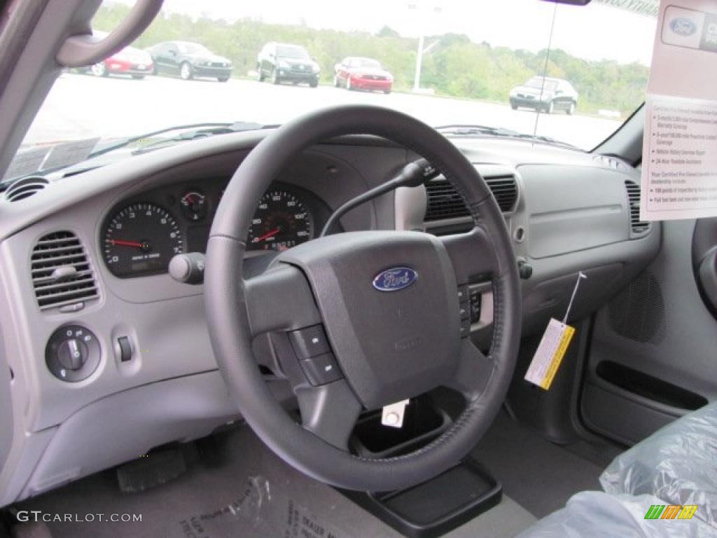 2010 Ford Ranger XLT SuperCab 4x4 Medium Dark Flint Dashboard Photo #38649794