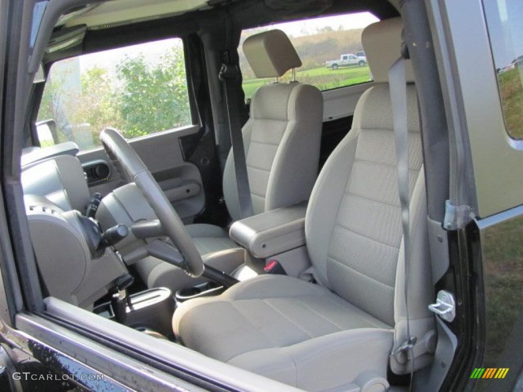 Dark Slate Gray/Medium Slate Gray Interior 2007 Jeep Wrangler Rubicon 4x4 Photo #38650970