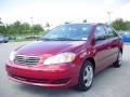 Impulse Red Pearl 2007 Toyota Corolla LE Exterior