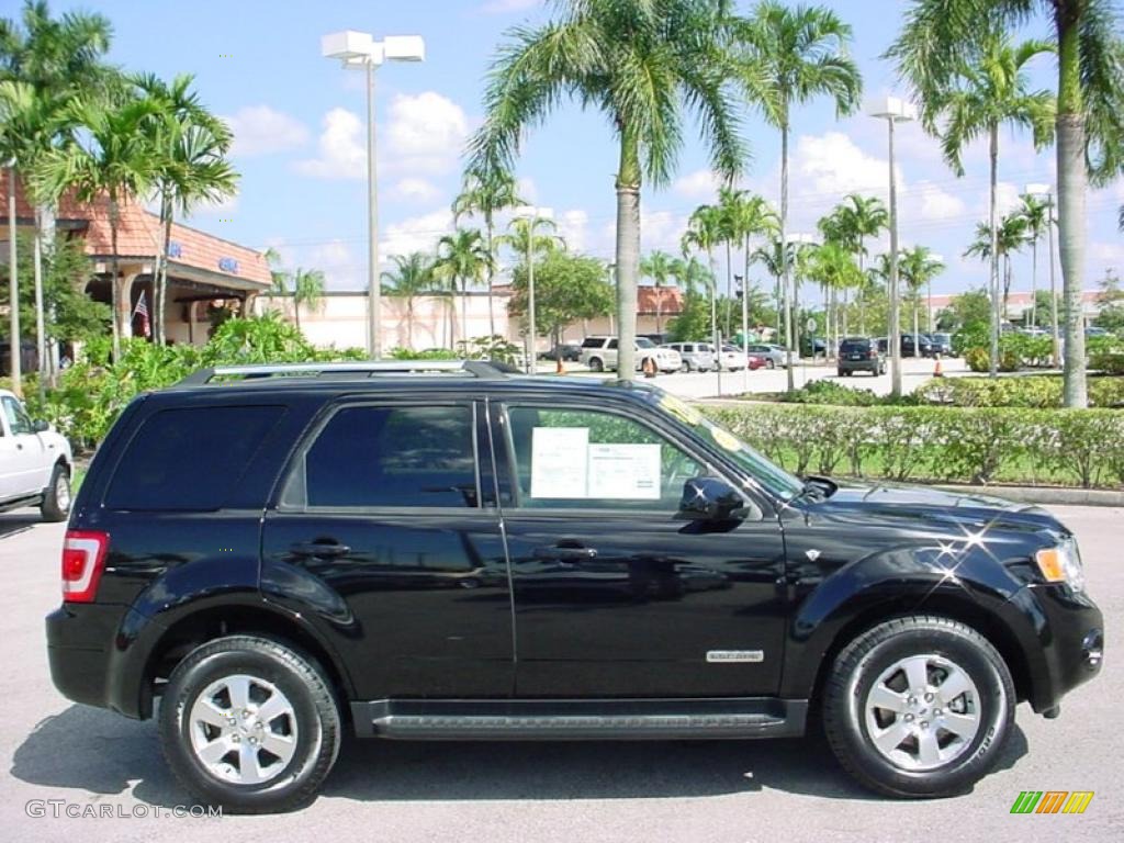 Black 2008 Ford Escape Limited Exterior Photo #38651310