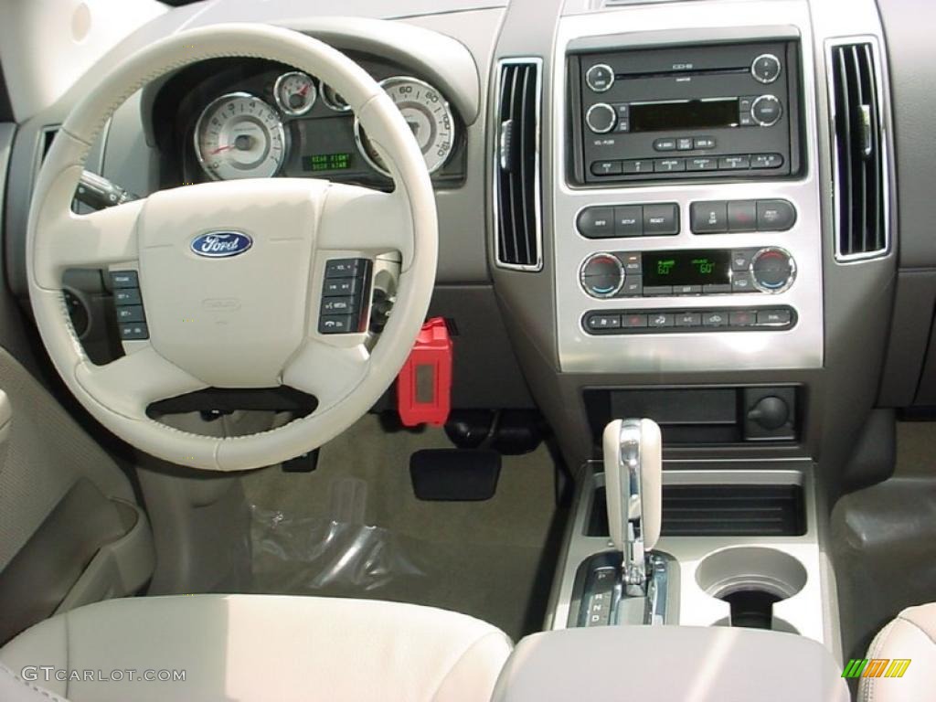 2010 Ford Edge Limited Medium Light Stone Dashboard Photo #38652190