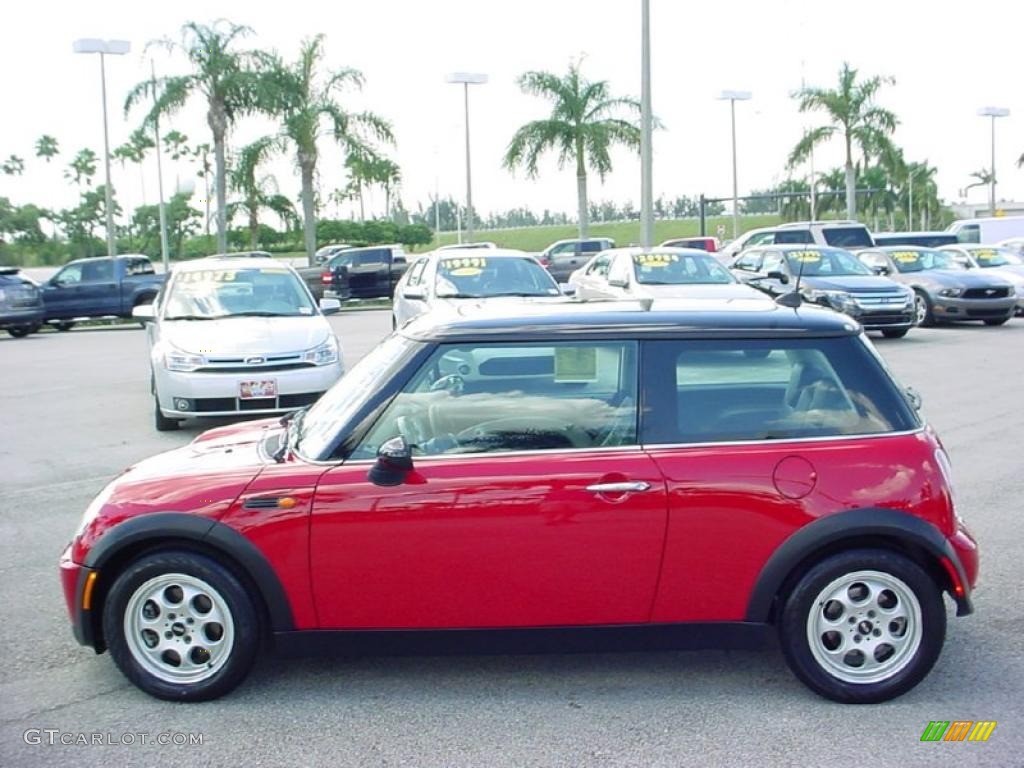 Chili Red 2005 Mini Cooper Hardtop Exterior Photo #38652430