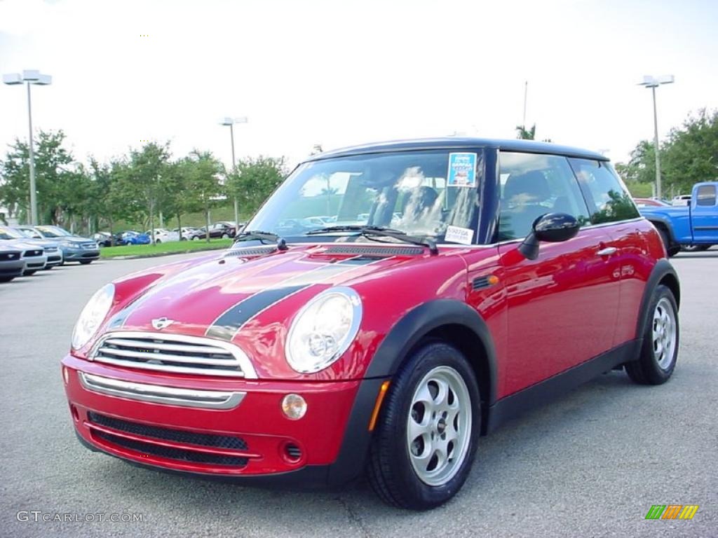 Chili Red 2005 Mini Cooper Hardtop Exterior Photo #38652478