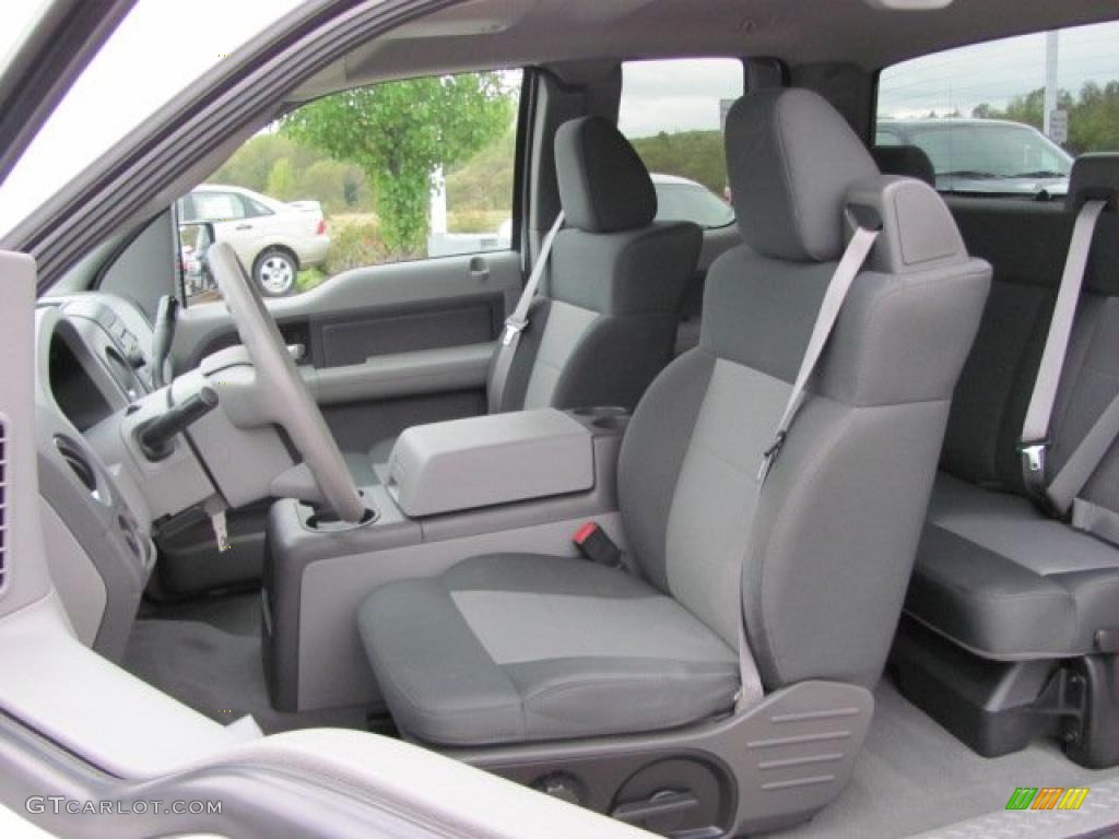 Medium/Dark Flint Interior 2007 Ford F150 XLT SuperCab 4x4 Photo #38652882