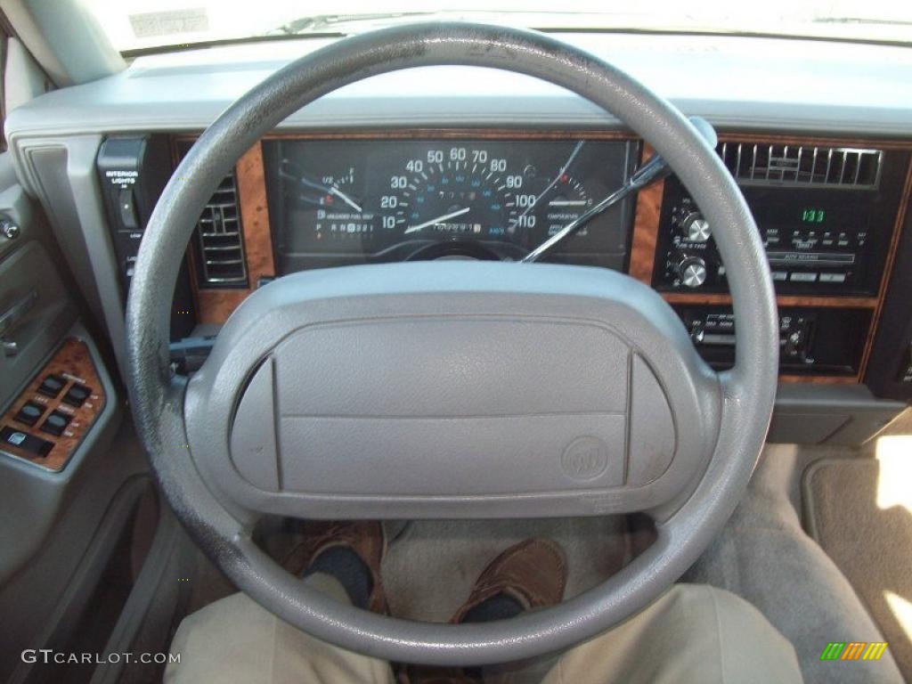 1995 Buick Century Special Wagon Gray Steering Wheel Photo #38653614