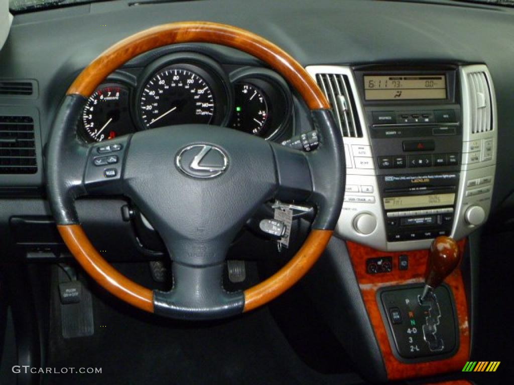 2005 Lexus RX 330 AWD Black Dashboard Photo #38654146