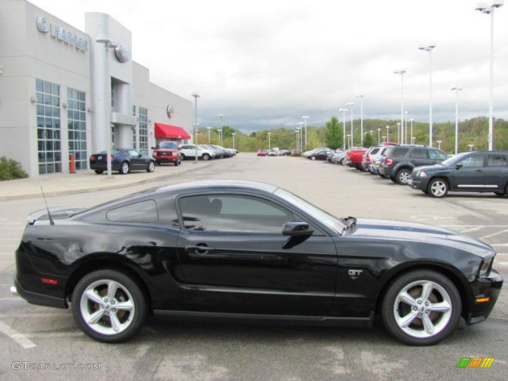 Black 2010 Ford Mustang GT Coupe Exterior Photo #38654570