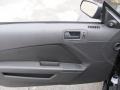 Charcoal Black 2010 Ford Mustang GT Coupe Door Panel