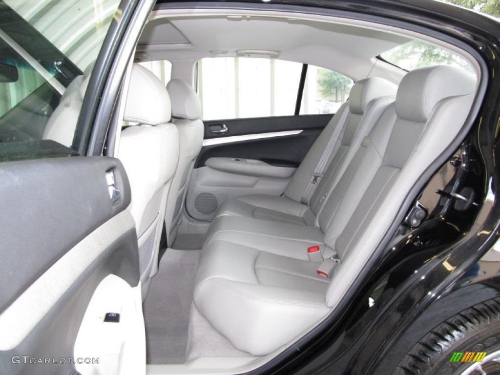 Stone Gray Interior 2007 Infiniti G 35 Journey Sedan Photo #38655034