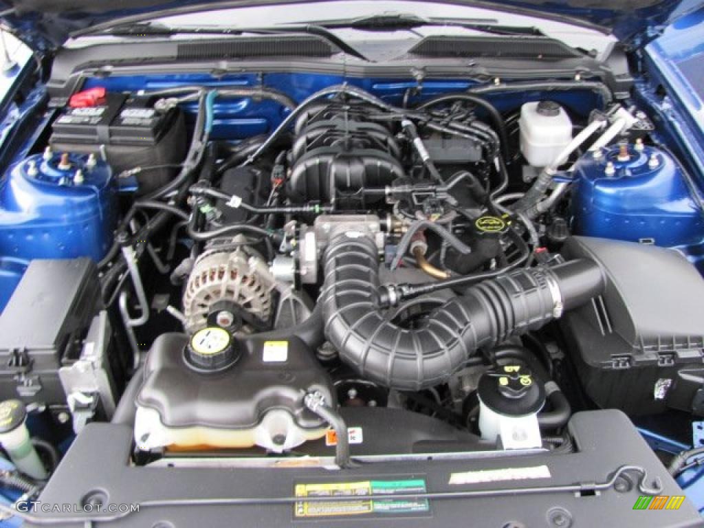 2008 Ford Mustang V6 Deluxe Coupe 4.0 Liter SOHC 12-Valve V6 Engine Photo #38655114