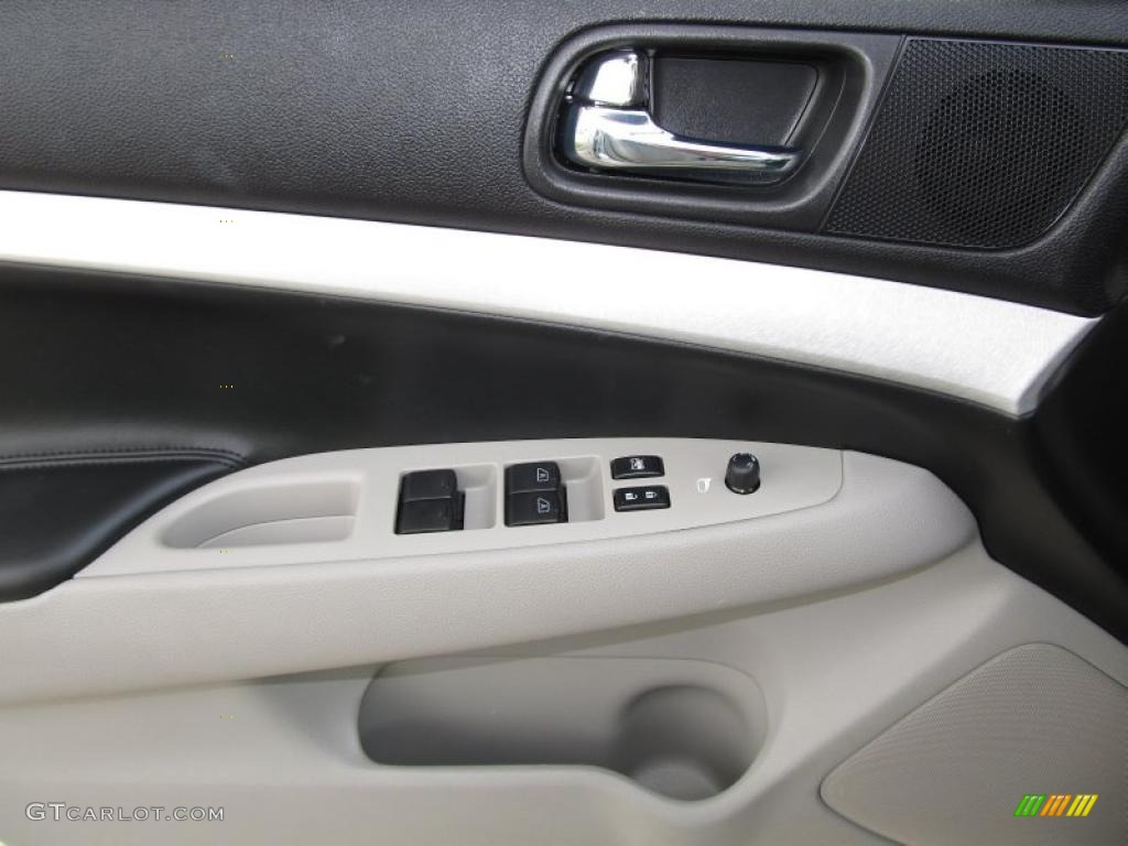 2009 Infiniti G 37 Journey Sedan Stone Door Panel Photo #38655678