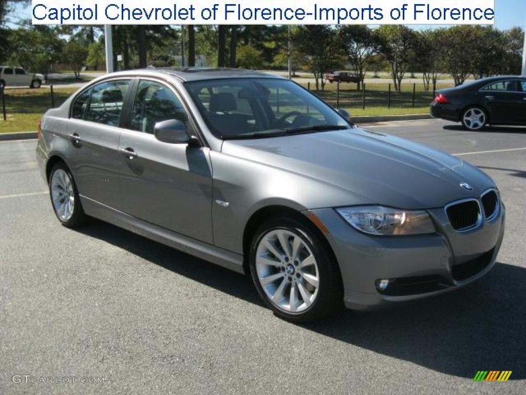 2011 3 Series 328i Sedan - Space Gray Metallic / Gray Dakota Leather photo #1