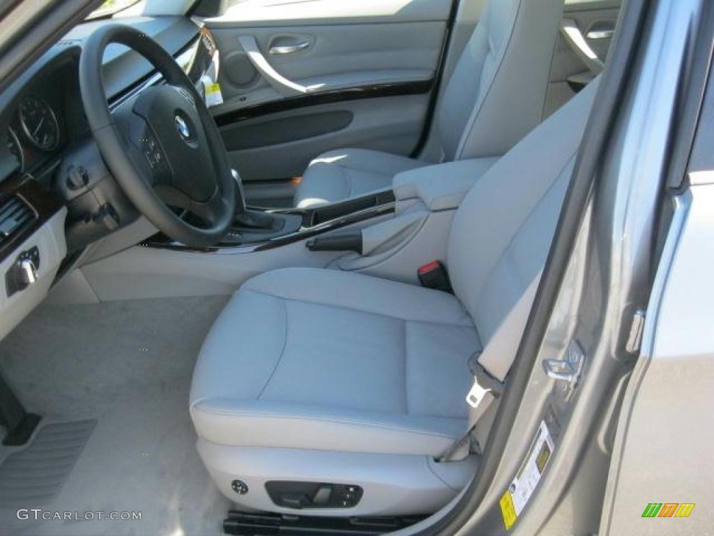 Gray Dakota Leather Interior 2011 BMW 3 Series 328i Sedan Photo #38656370