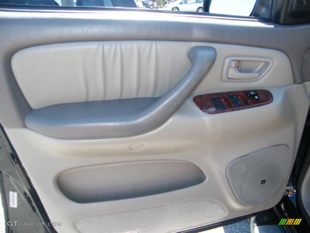 2005 Toyota Sequoia Limited 4WD Taupe Door Panel Photo #38656474