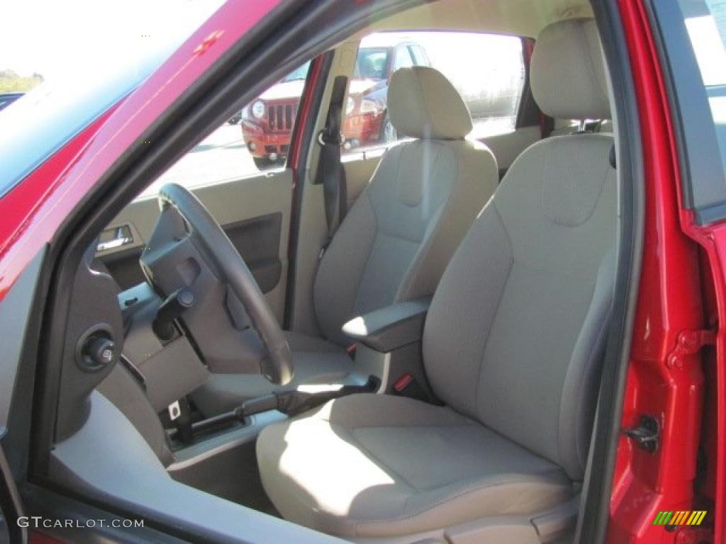 Medium Stone Interior 2008 Ford Focus SES Sedan Photo #38656694